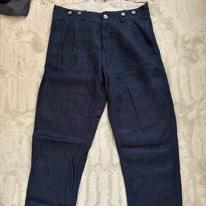 Freitag E553 Male Workpant Linen Blend Work Pants Trousers Size W32 L30(?)